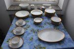 Rosenthal Germany золотой сервиз 45 предметов