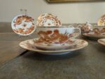 Чайные чашки Imari с красным и золотым декором