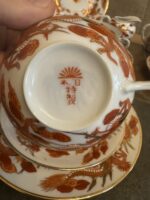 Сервировка с японским фарфоровым сервизом