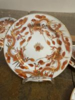 Японский сервиз, роспись в стиле Imari/Kutani, вид сверху
