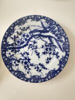 Блюдце из японского сервиза H.L.H. Japan, синий узор